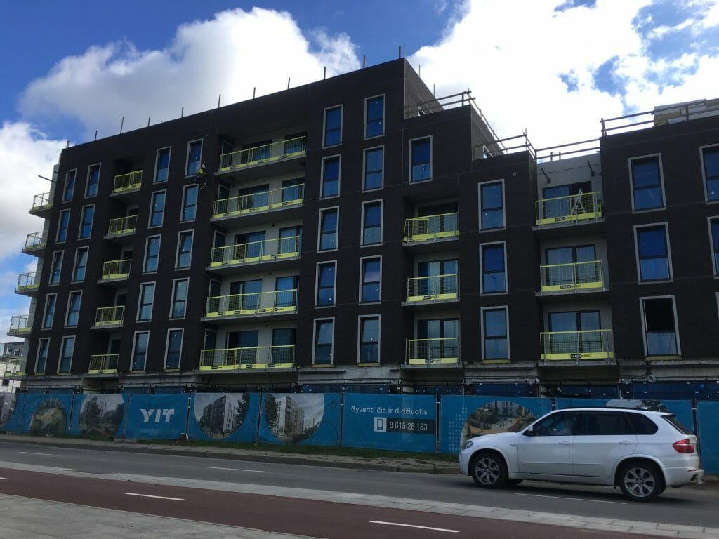 Naujasis Skansenas 1 etapas (Linkmenų g. 15) - Multi apartment - construction photos