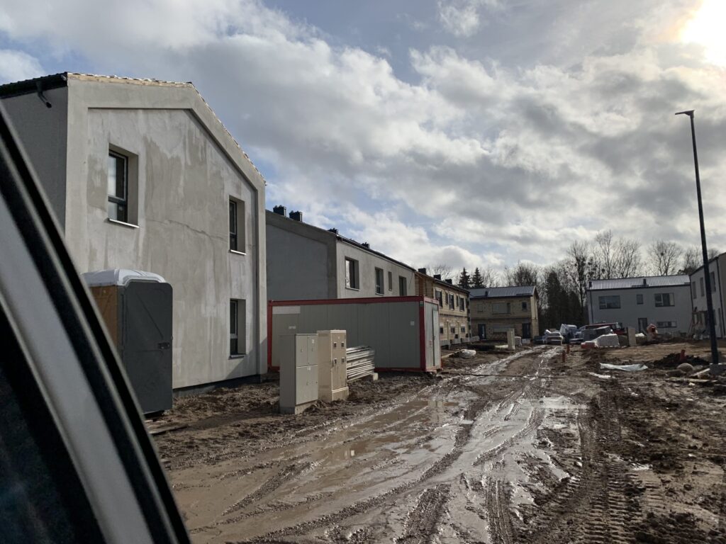 Šilainių miestelis 1 etapas (Alytaus g. 11-67) - Row housing - construction photos