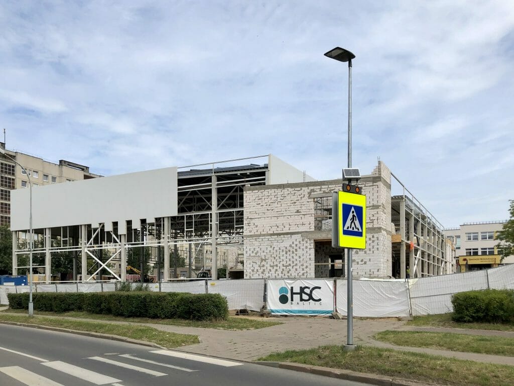 Žemynos progimnazijos sporto salė (Žemynos g. 14) - Sports arena - construction photos