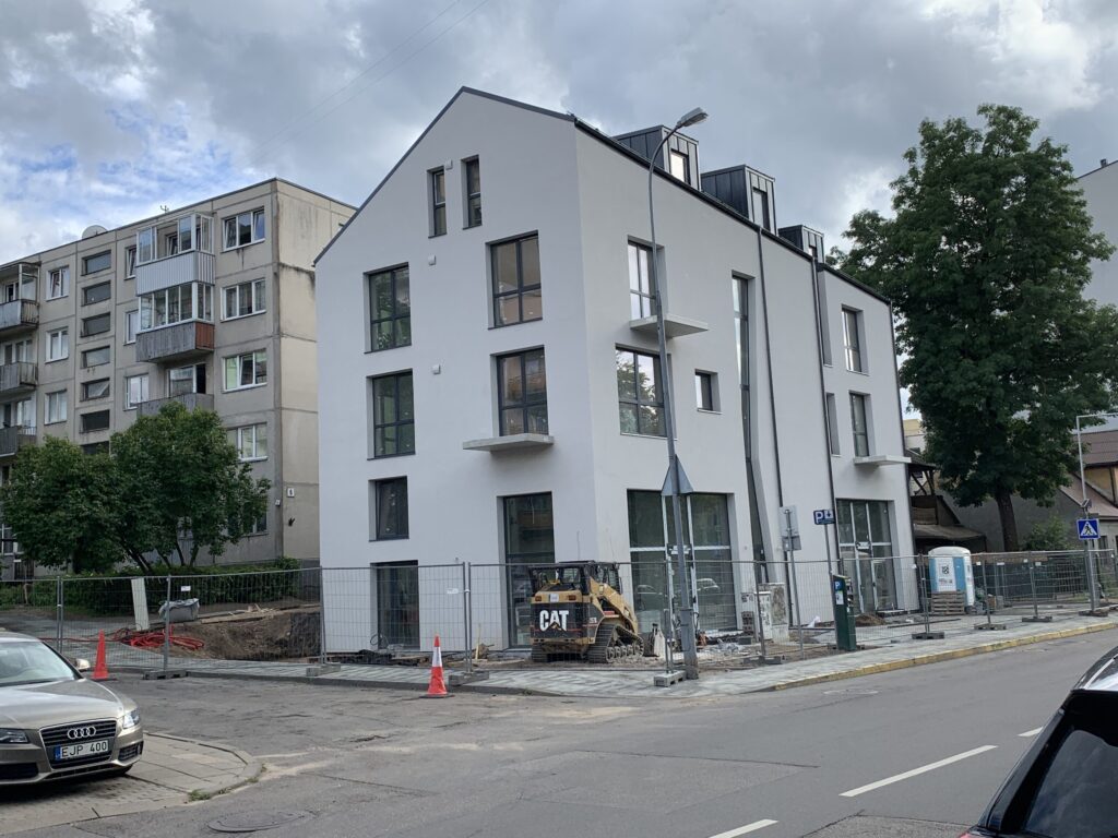 Vingio apartamentai (S. Konarskio g. 6A) - Daugiabutis - statybų nuotraukos