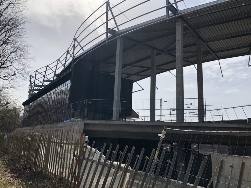 Dariaus ir Girėno stadionas (Perkūno al. 5) - Sports arena - construction photos