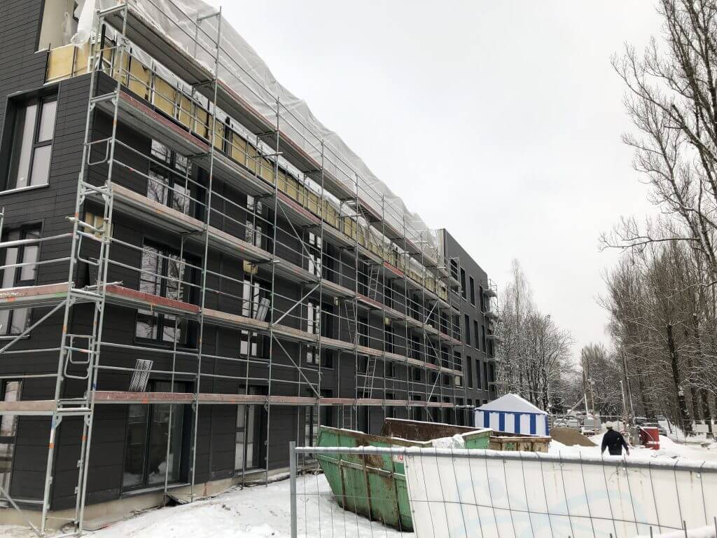 Antakalnio krantas (P. Vileišio g. 19) - Multi apartment - construction photos