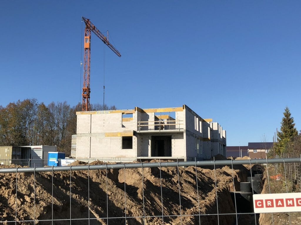 Simono namai (Simono Grunau g. 111) - Multi apartment - construction photos