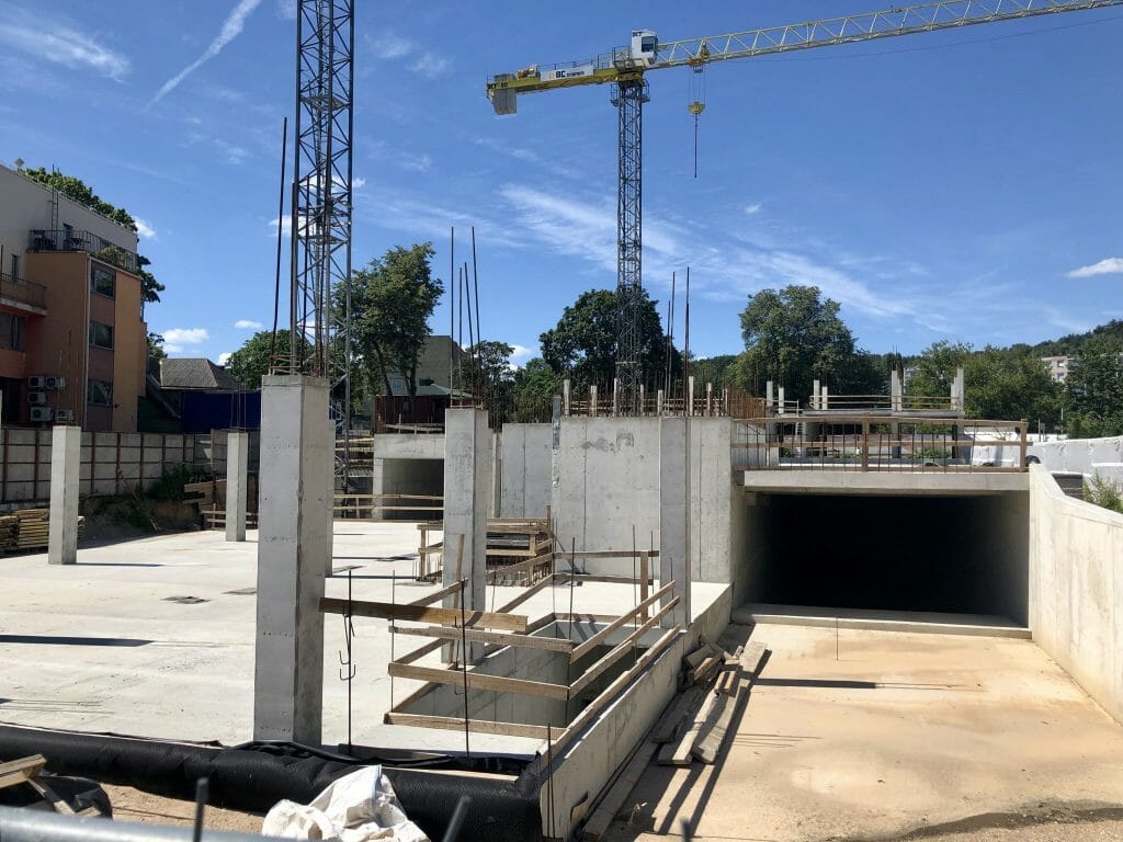Žvėryno lapės (Lapių g. 3) - Daugiabutis - statybų nuotraukos