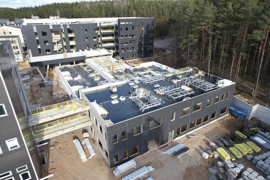 VGTU Elektronikos, Mechanikos ir Transporto inžinerijos fakultetų mokomasis korpusas (Plytinės g. 25-2) - Higher education - construction photos