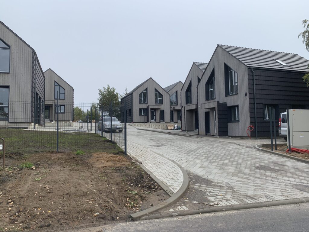 Tarandės pasaka (Mykolo Šulco g. 15, 17, 19, 21) - Rindu mājas - būvdarbu attēli