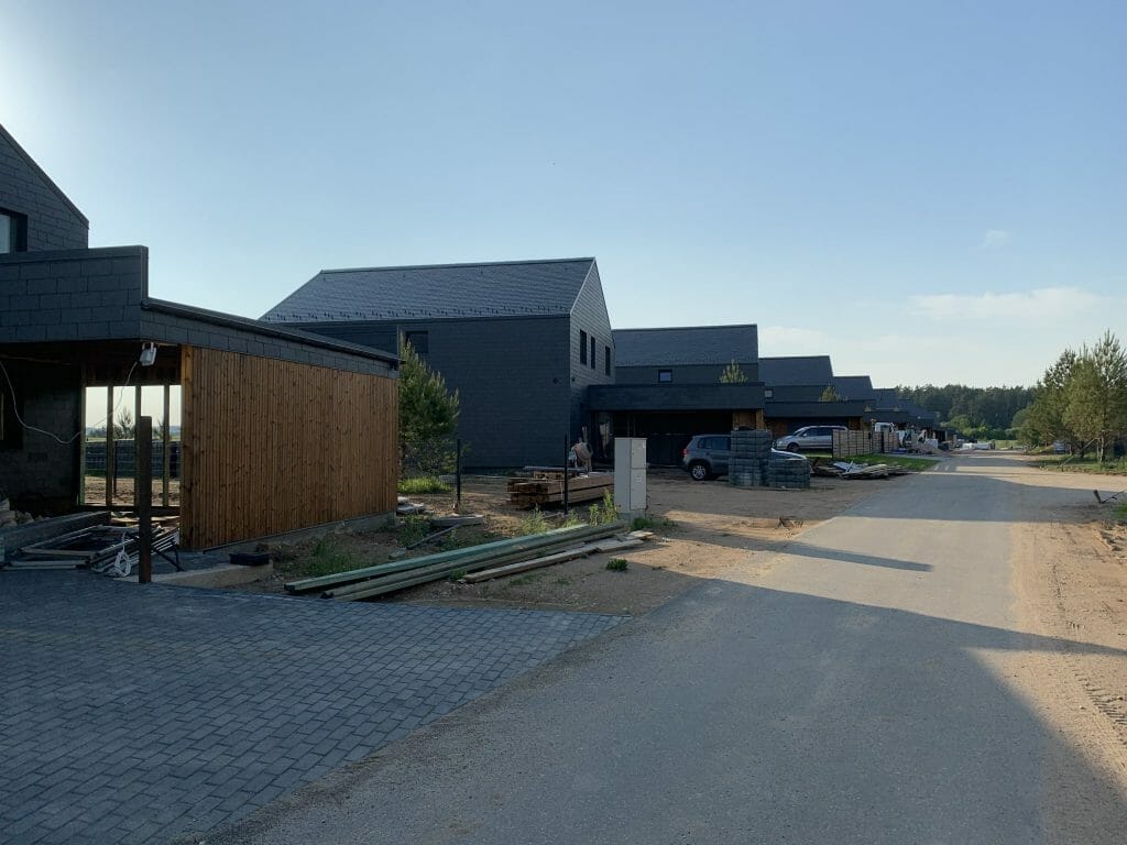 Akmenvilis (Šaltalankių g. 1) - Rindu mājas - būvdarbu attēli