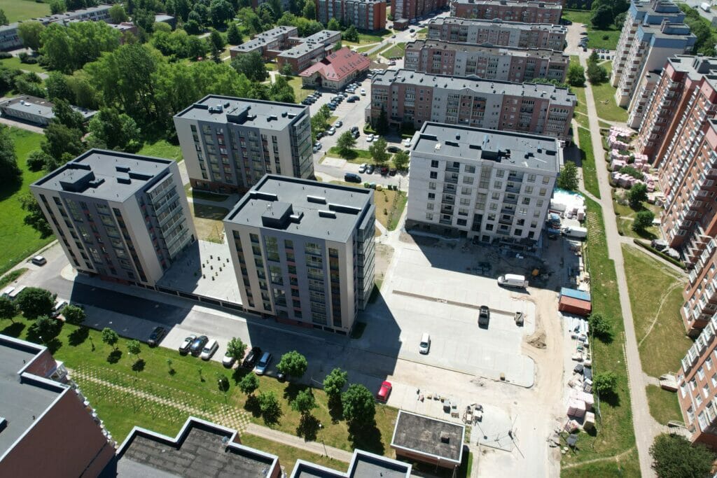 Baltijos terasos (Baltijos pr. 111) - Korterelamu - ehituse fotod