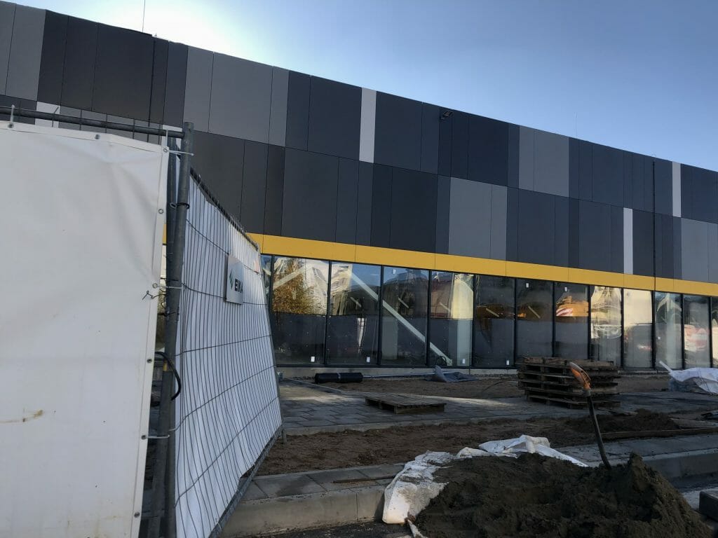 IKI Karaliaučiaus g. (Karaliaučiaus g. 9A) - Food store - construction photos