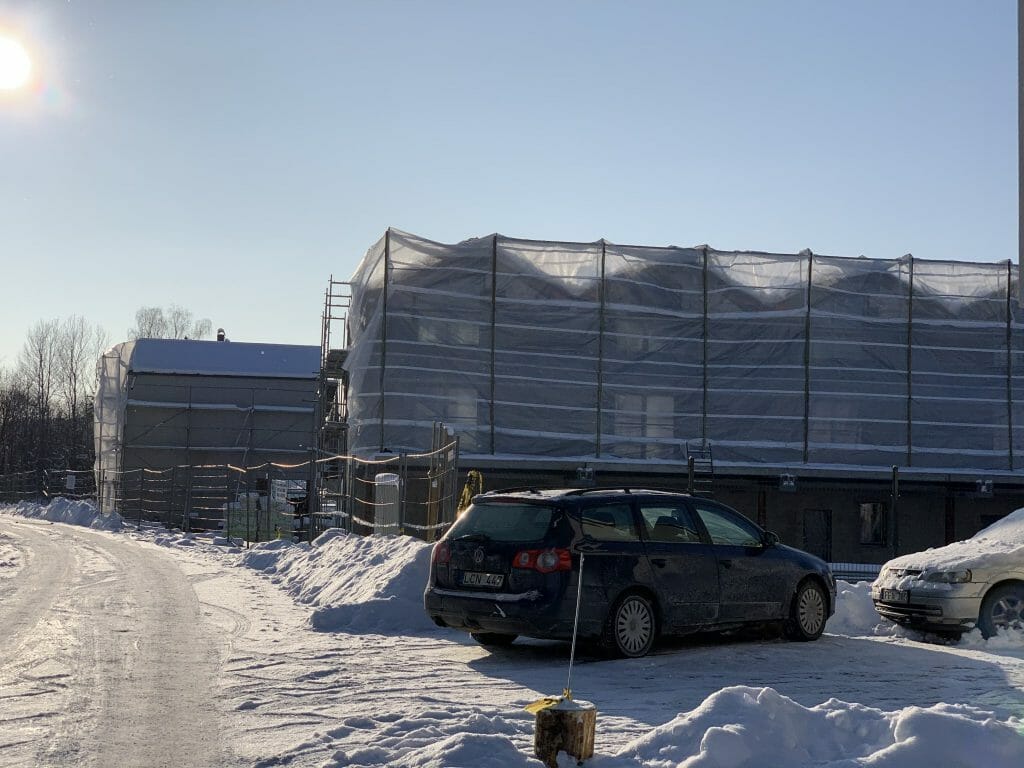 Riverland 1 etapas (Lazdynėlių g. 51, 53, 55, 57, 59, 61, 63) - Row housing - construction photos