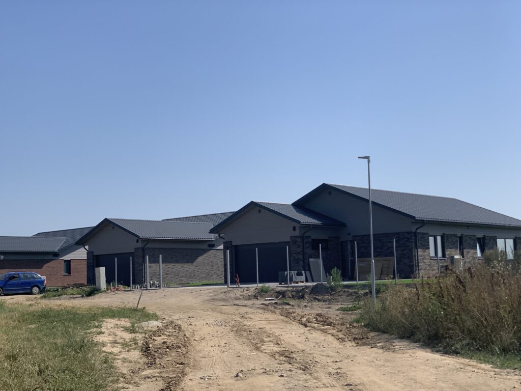 Saulės kalvos (Akacijų g. 1, 2, 3, 4, 5, 6, 7, 8, 9, 10, 11, 12, 13, 14, 15, 16, 17, 18, 19, 20, 21, Jazminų g. 1, 3, 5, 7, 9, 11, 13, 15, 17) - Private house community - construction photos