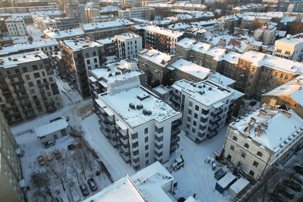 Baltas Lapas Mindaugo 3 etapas (Aguonų g. 17) - Multi apartment - construction photos