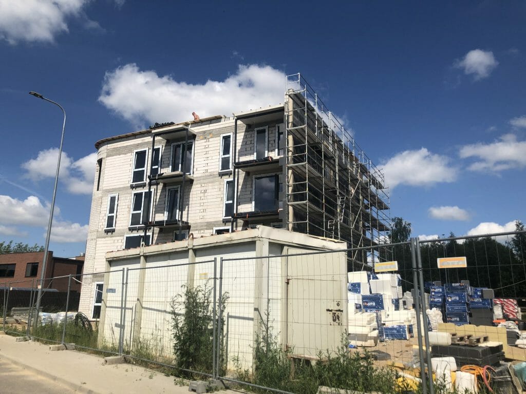 Tonkūno apartamentai 1 etapas (J. Tonkūno g. 10) - Daugiabutis - statybų nuotraukos