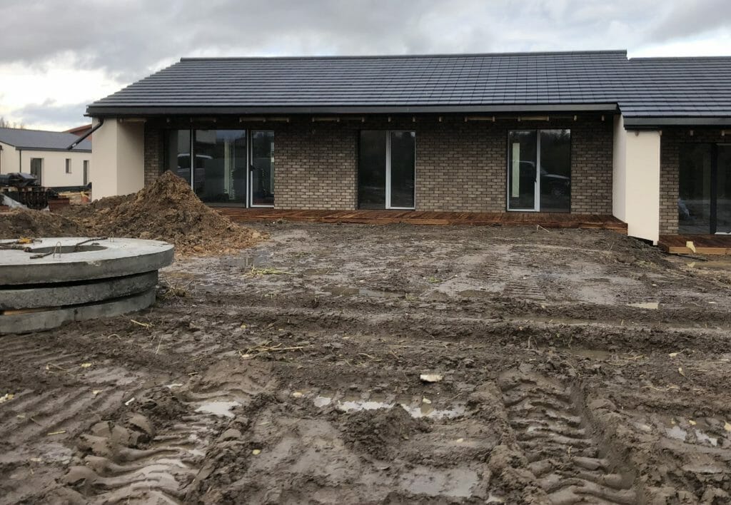 Bičiulių kvartalas 2 etapas (Bičiulių g. 2, 2A, 2B, 2C, 2D, 16, 18, 26, 26A, 26B) - Private house community - construction photos