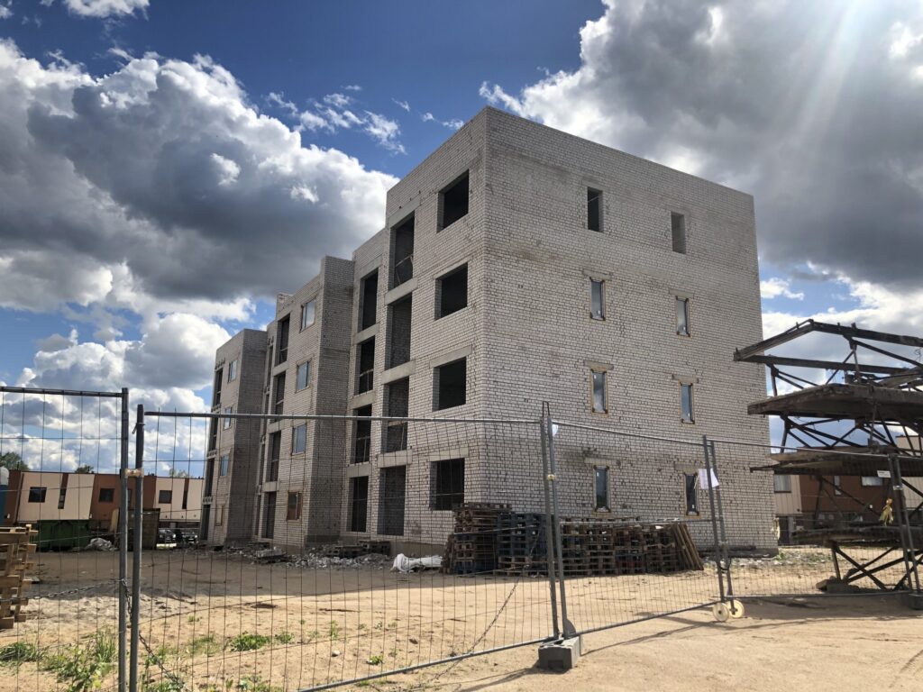 Horizontai (rytų, pietų, šiaurės) (Simono Grunau g. 34, 36, 38) - Multi apartment - construction photos