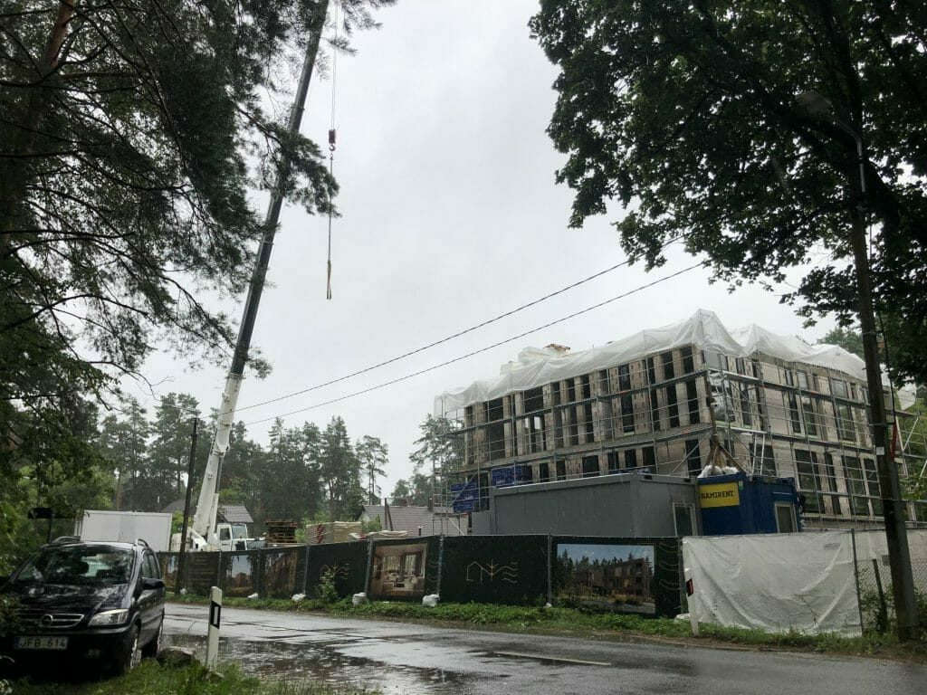 Svajonių 12 (Svajonių g. 12) - Multi apartment - construction photos