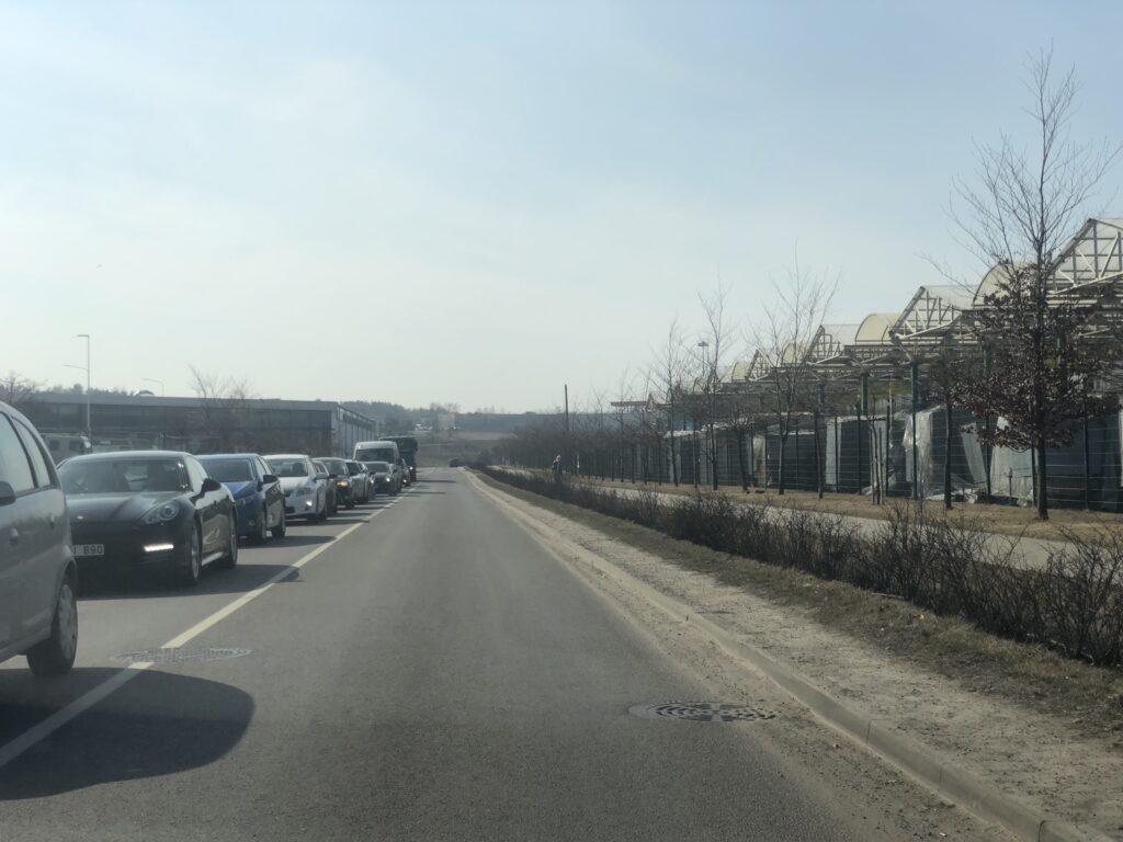 Paneriškių gatvės atkarpa iki Gariūnų g (Paneriškių g.) - Bike path, Street - construction photos
