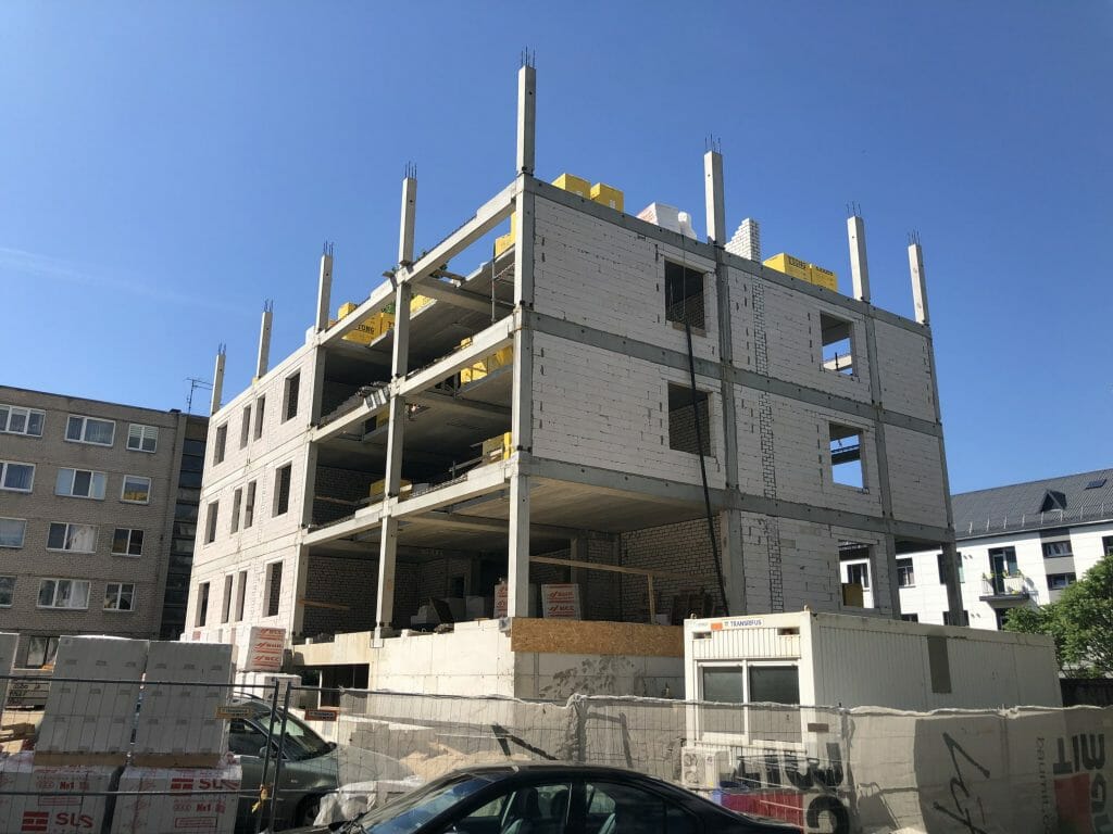 Pušyno terasos (T. Masiulio g. 5A) - Multi apartment - construction photos