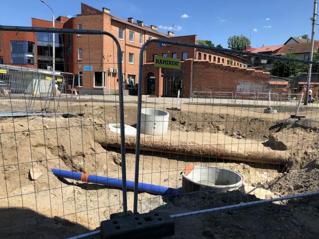 Kauno pilies žiedo rekonstrukcija, Šauklių ir Šv. Gertrūdos g. rekonstrukcija (Šauklių g., Šv. Gertrūdos g., P. Vileišio tiltas) - Street - construction photos