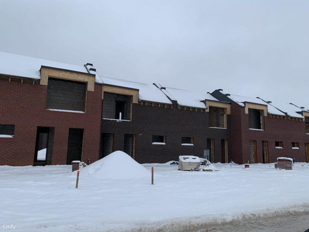 Bachmano Žemė (Vėluvos g. 1, 2, 3, 4 - 47, Eitkūnų g. 6, 6A, 8, 8A - 30, 30A, Tolminkiemio g. 1, 2, 3, 4 - 69) - Privātmāju kopienas, Rindu mājas - būvdarbu attēli