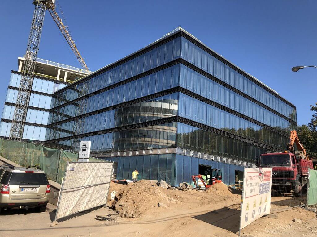 SEB administracinis (Gedimino Baravyko g. 4) - Biroju centrs - būvdarbu attēli