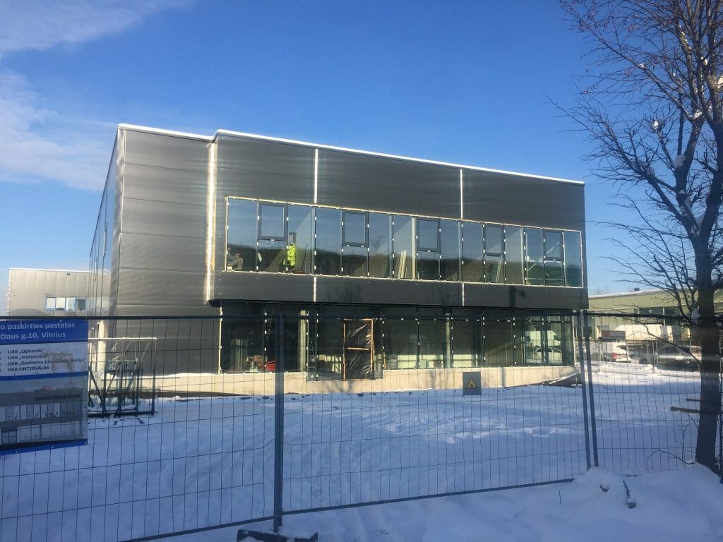 J. Dobkevičiaus g. 10 (Jurgio Dobkevičiaus g. 10) - Non-food store, Warehouse / Distribution center - construction photos