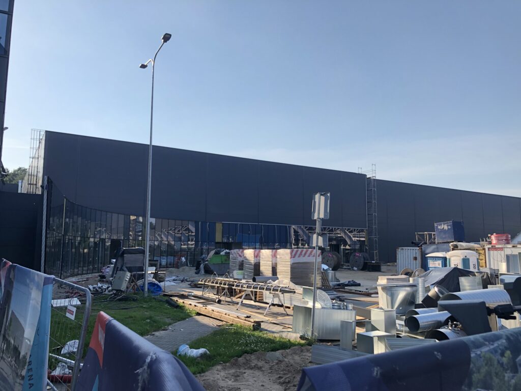 SEB arenos plėtra (Ąžuolyno g. 7) - Sports arena - construction photos