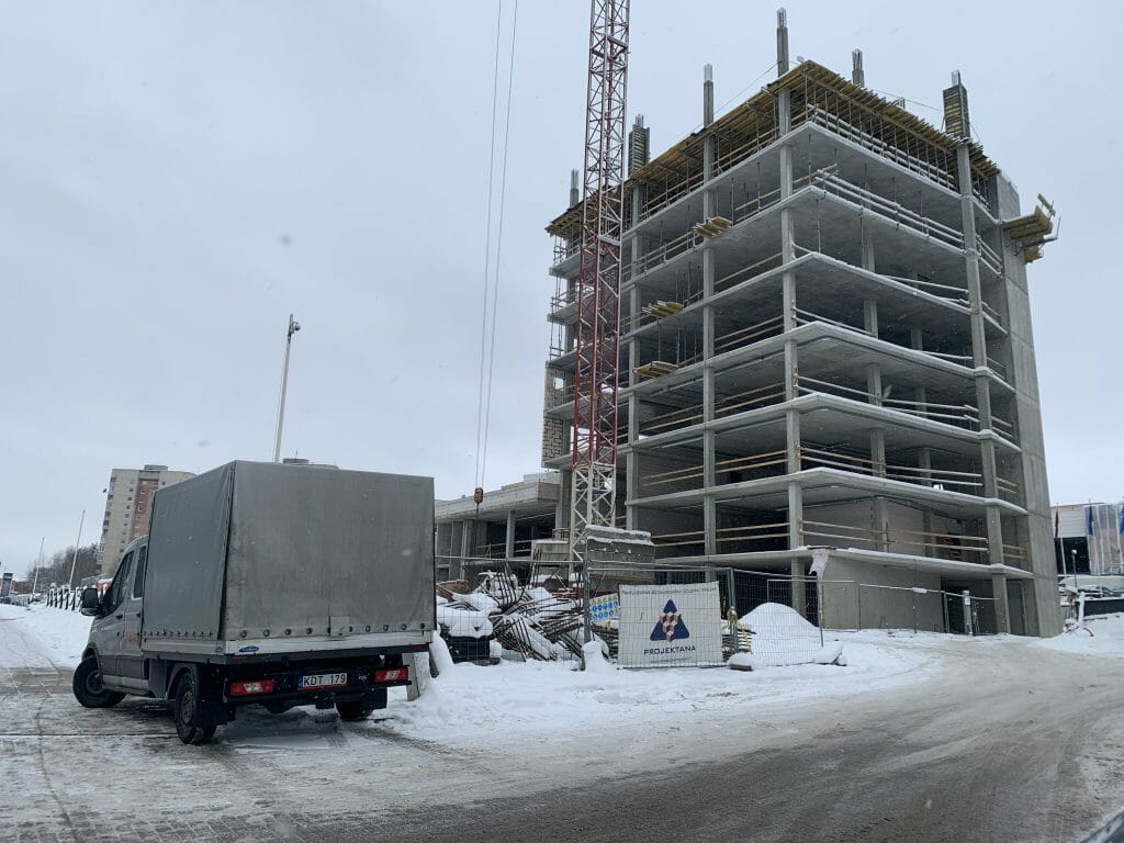 Ateities Trio verslo centras (Ateities g. 29) - Office center - construction photos