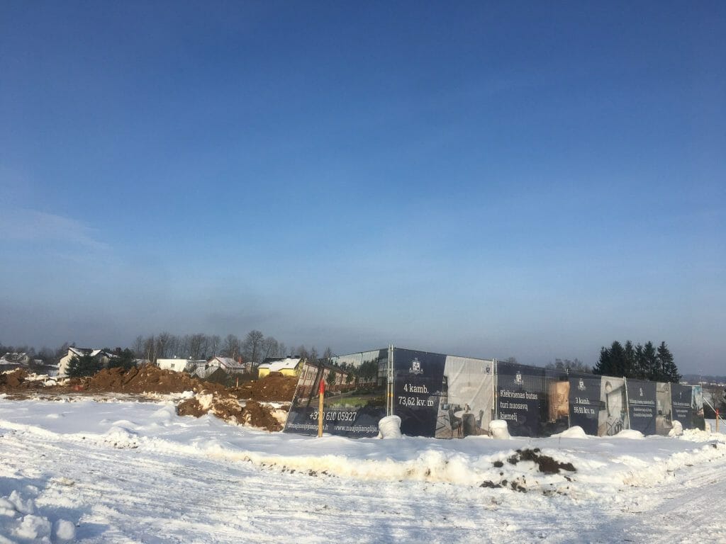 Naujoji Anglija 2.0 (Juodasis kel. 79N) - Row housing - construction photos