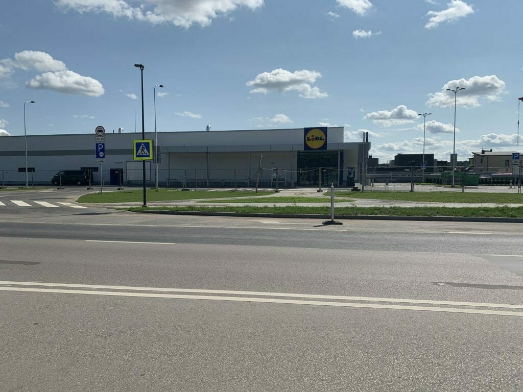 LIDL Ežero g. (Ežero g. 3) - Food store - construction photos