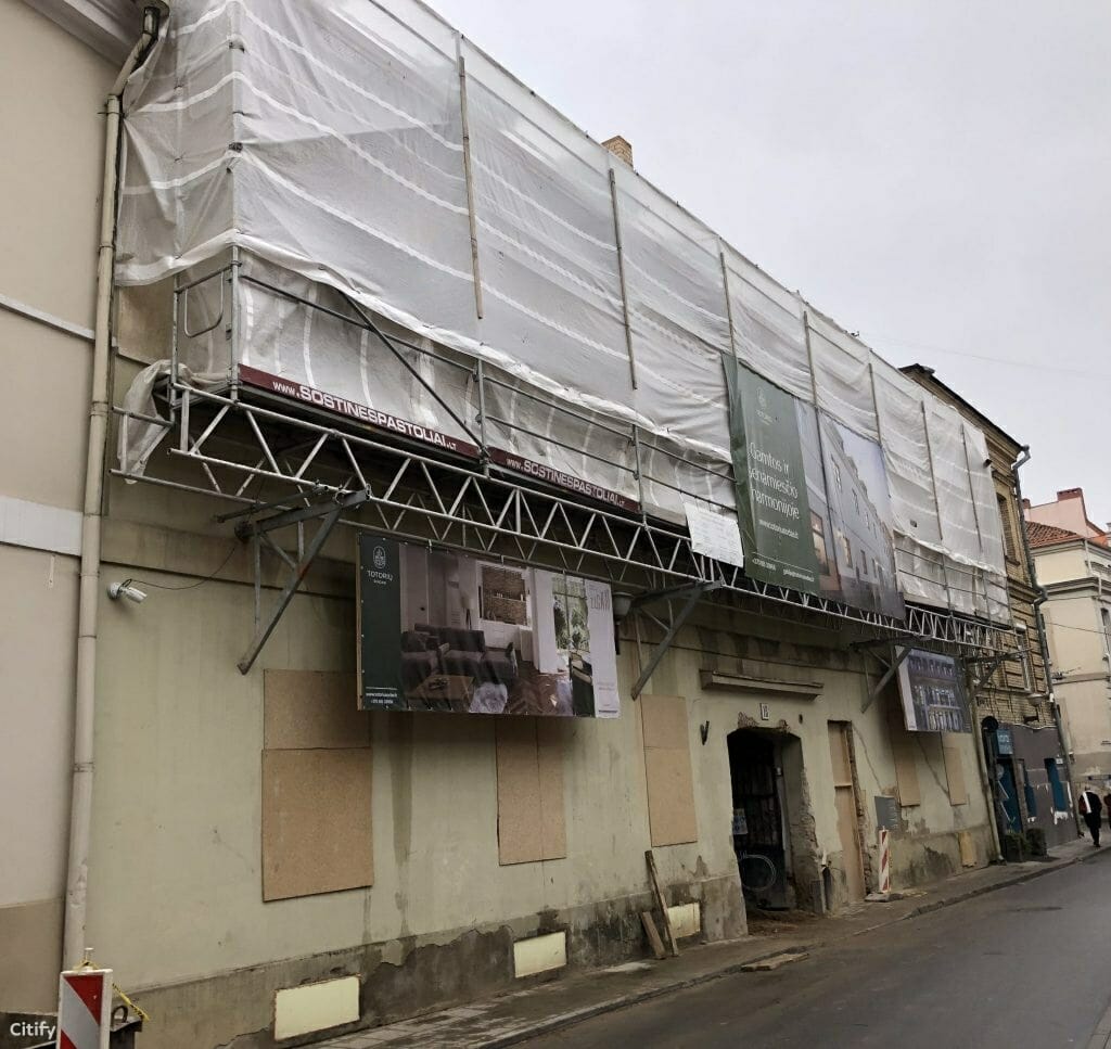 Totorių sodas (Totorių g. 13) - Multi apartment - construction photos