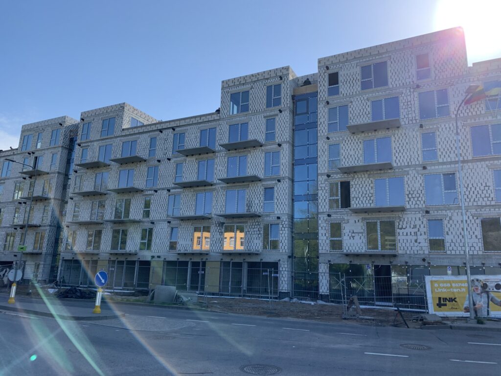 LINK TEN (Linkmenų g. 19) - Multi apartment - construction photos
