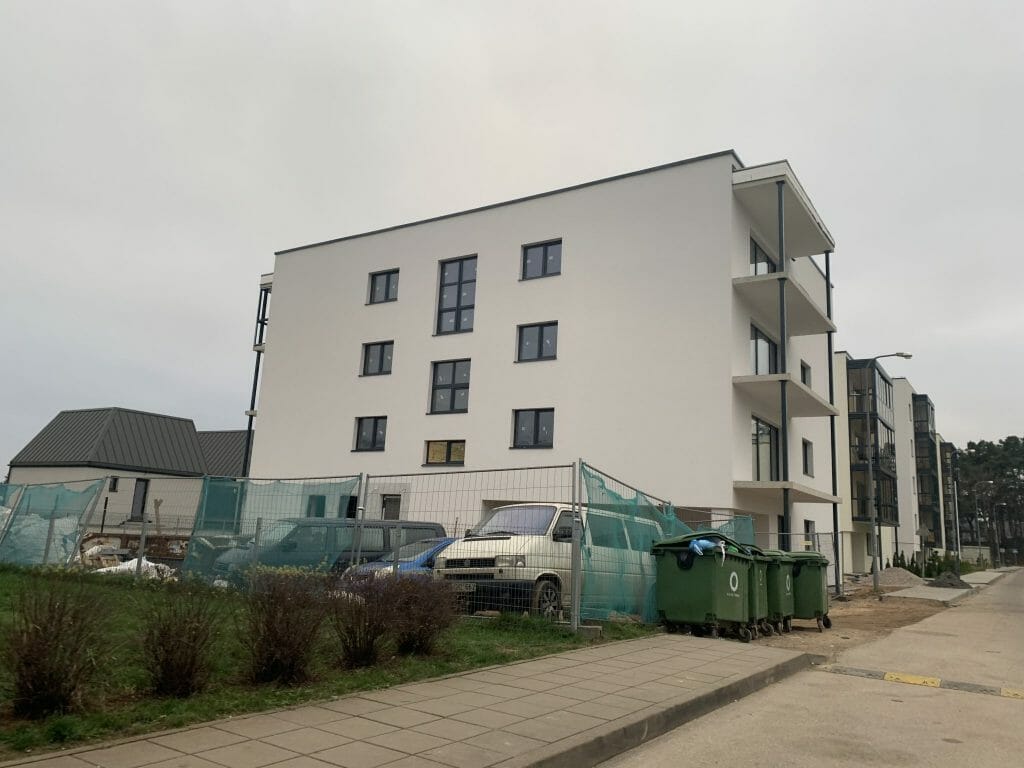 Lampėdžio takas 1 etapas (Įkalnės aklg.) - Multi apartment - construction photos