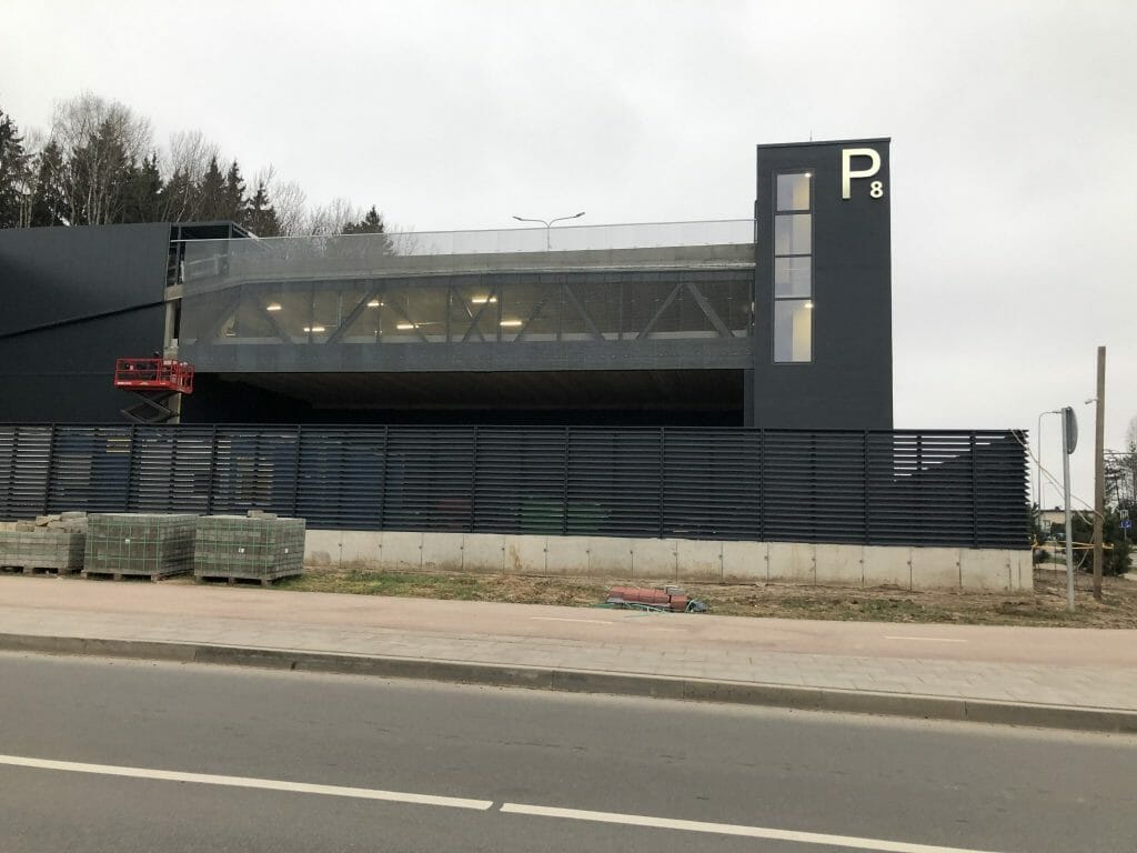 Daugiaaukštis parkingas Santariškių g. 16 (P8) (Santariškių g. 16) - Parking facility - construction photos