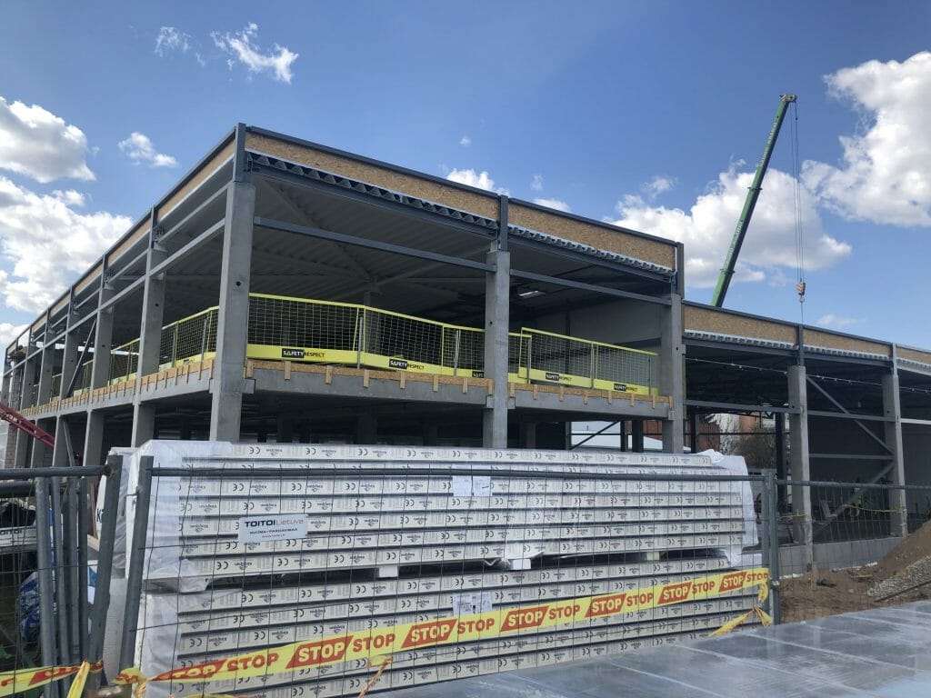 IKI Breslaujos g. (Breslaujos g. 3A) - Food store - construction photos