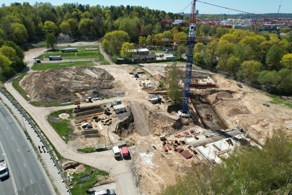 LMTA miestelis 1 etapas (Teatro ir kino fakultetas, Mažasis salių blokas) (Olandų g. 21A) - Higher education - construction photos