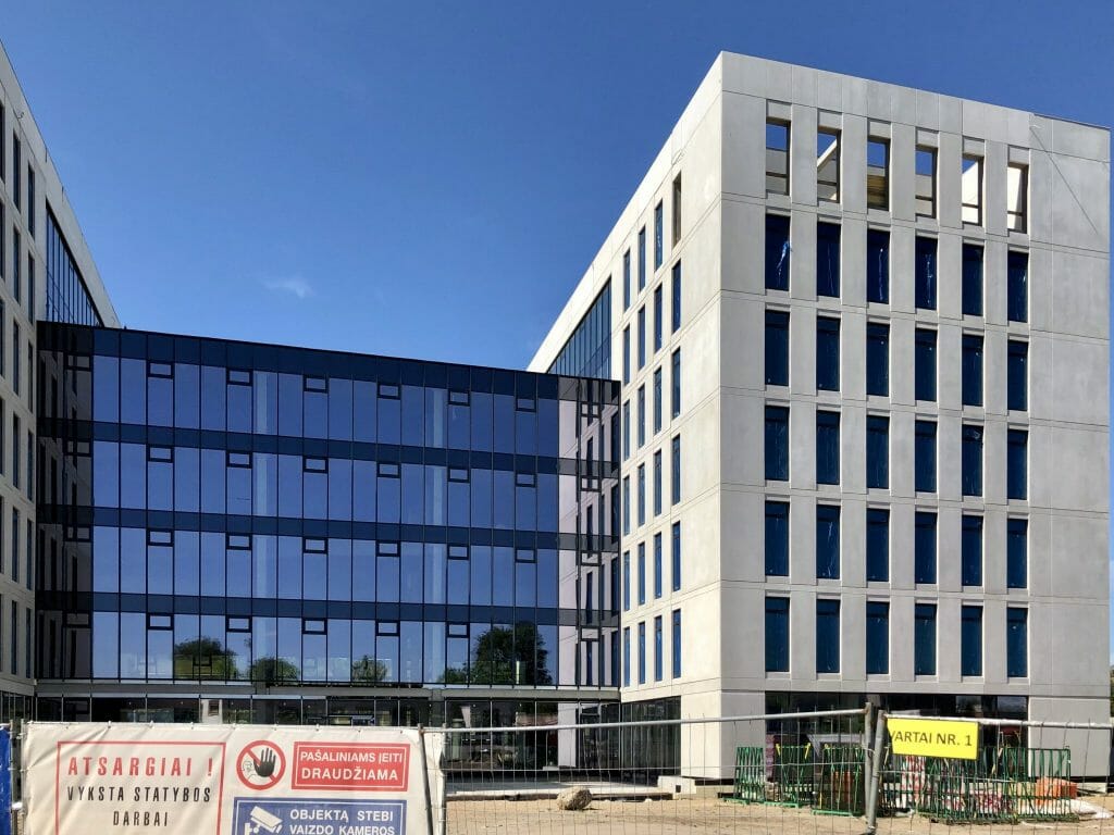 OFFICE 100 by Skraidenis (Panerių g. 49) - Office center - construction photos