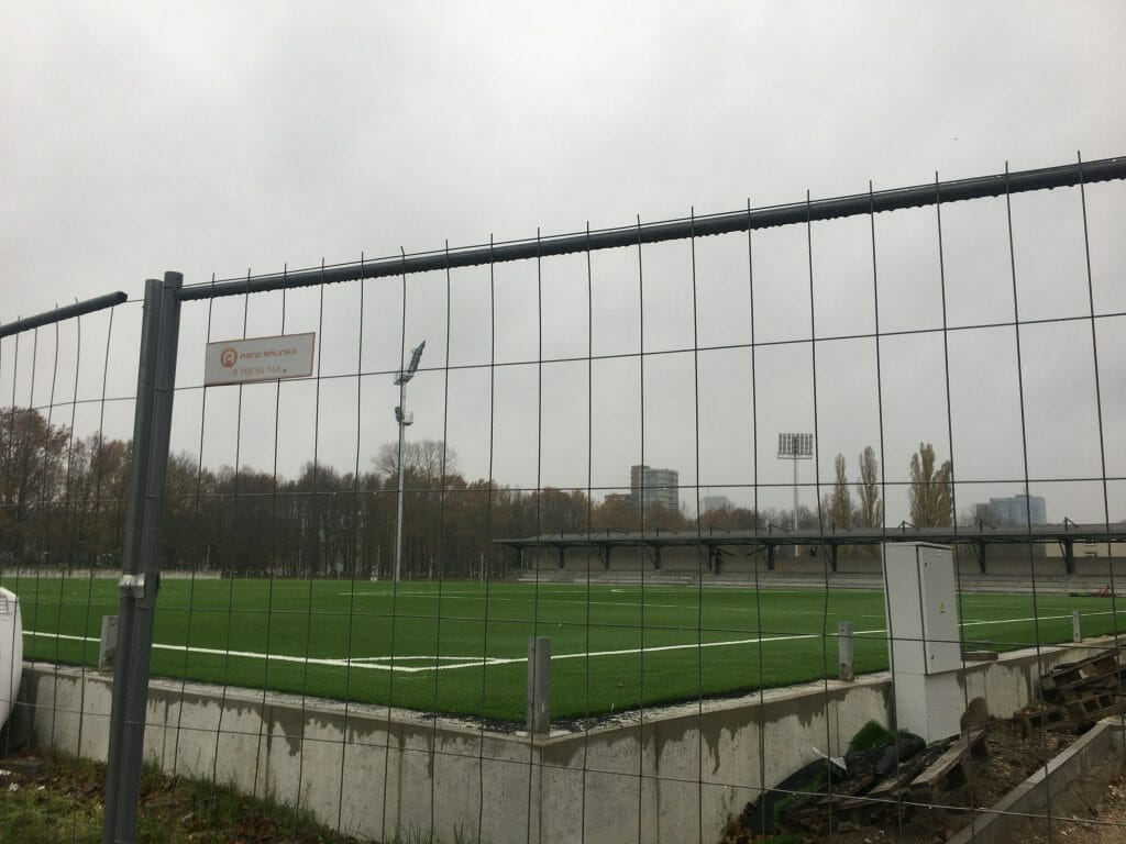 Futbolo mokyklos ir baseino pastato konversija 1 etapas (Paryžiaus Komunos g. 16A) - Sporta būve - būvdarbu attēli