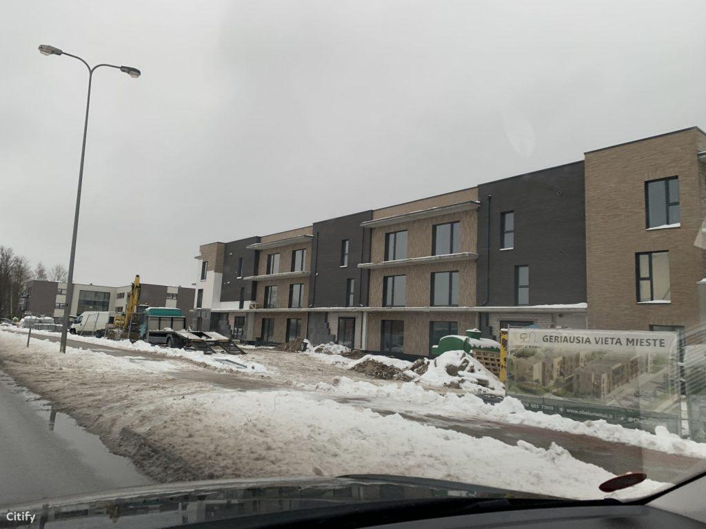 Obelų namai (Kretingos g. 179A) - Multi apartment - construction photos