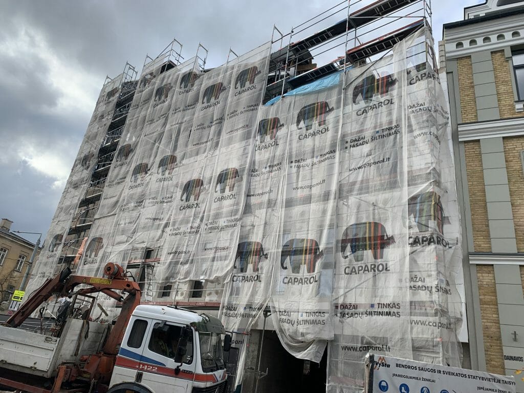 Office Boutique (Dainavos g. 7) - Office center - construction photos