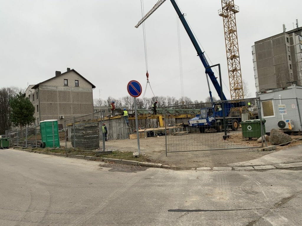 Naujakurių namai (Naujakurių g. 94) - Multi apartment - construction photos