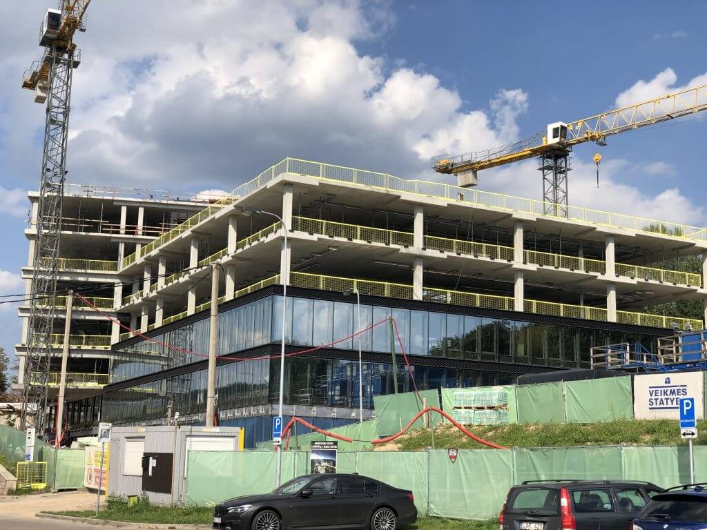 SEB administracinis (Gedimino Baravyko g. 4) - Biroju centrs - būvdarbu attēli