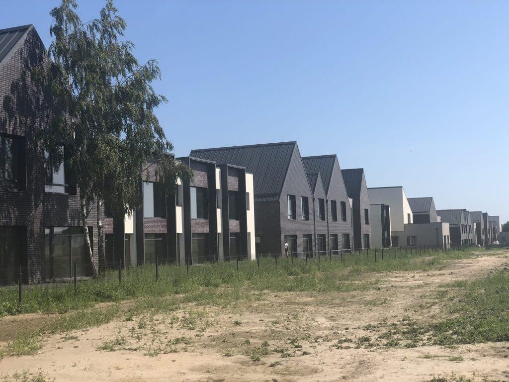 Kalnėnų panorama (Kašubų g.) - Row housing - construction photos