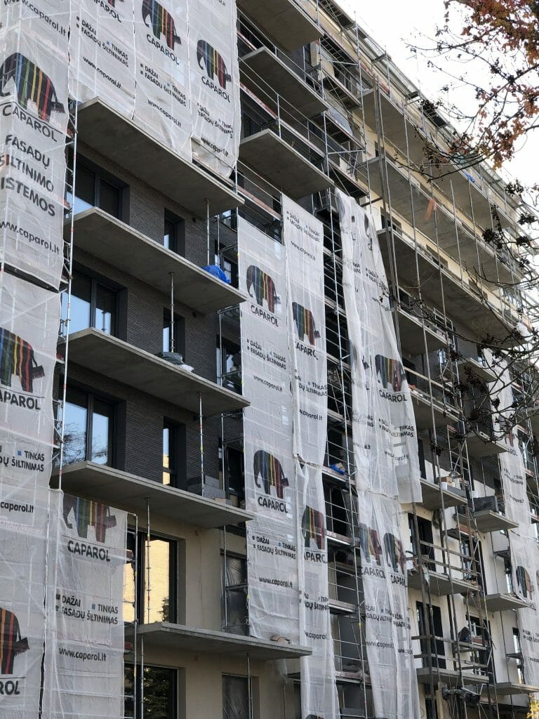 Žvėryno vakarai (Saltoniškių g. 44) - Multi apartment - construction photos