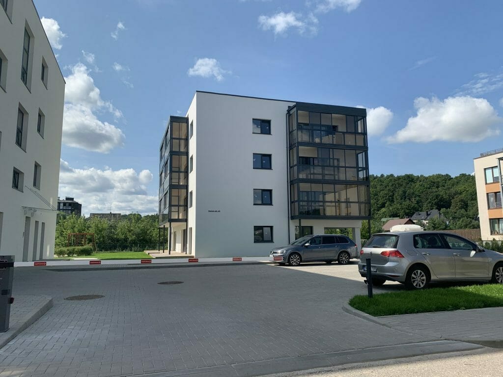 Lampėdžio takas 1 etapas (Įkalnės aklg.) - Multi apartment - construction photos