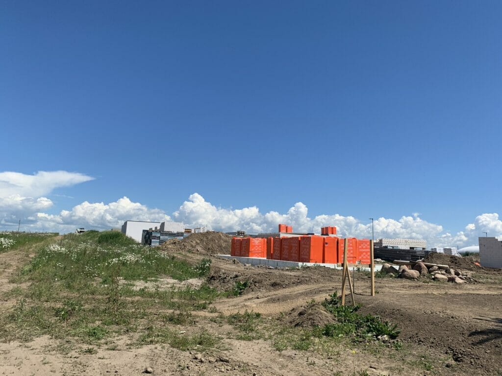 Šventapilis (Šventapilės g. 2, 4, 6, 8, 10, 12, 14, 16, 18, 20, 22, 24, 26, 28, 30, 32, 34, 36, 38, 40, 42, 44, 46, 48) - Private house community - construction photos