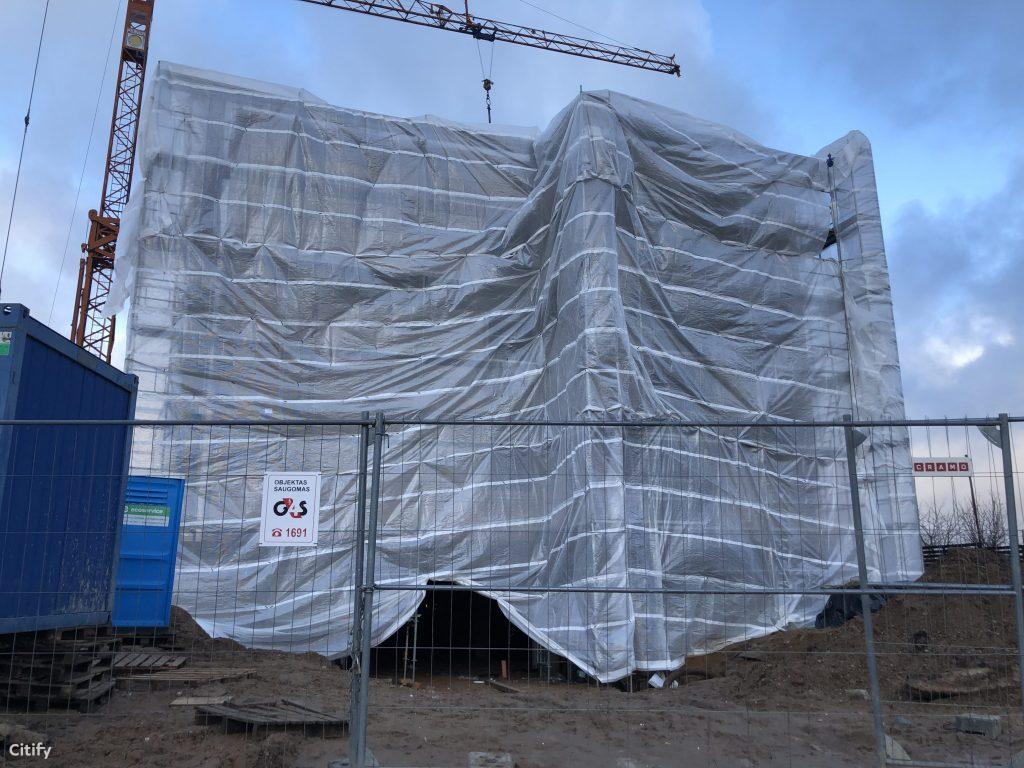 Simono namai (Simono Grunau g. 111) - Multi apartment - construction photos