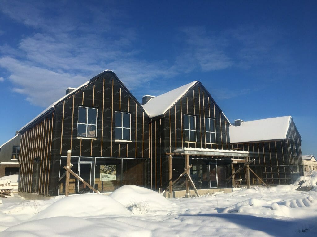 Sostinės parko namai (Šumsko g. 27) - Row housing - construction photos