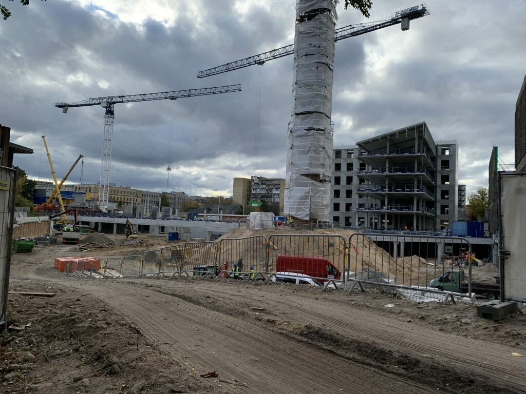 Cyber City 1 etapas (Švitrigailos g. 32) - Office center - construction photos