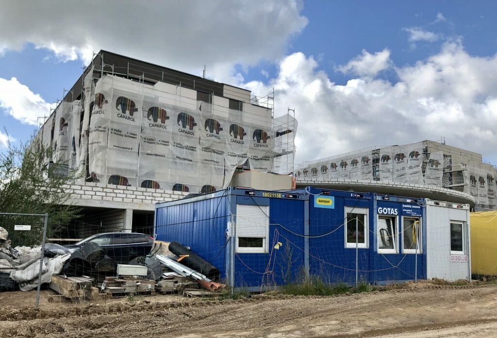 Bitėnų oazė 1-2 etapai (Bitėnų g. 3D, 1B) - Multi apartment - construction photos